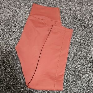 Fabletics Powerhold High- Waisted Burnt Orange 7/8 Leggings